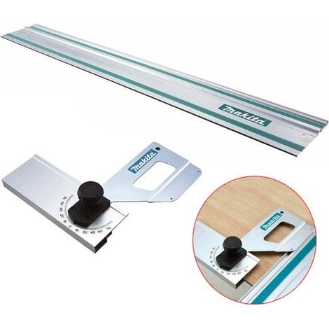Makita Aluminum Plunge Saw Guide Rail 1.0m 1000mm 39"" SP6000 + Bevel Guide