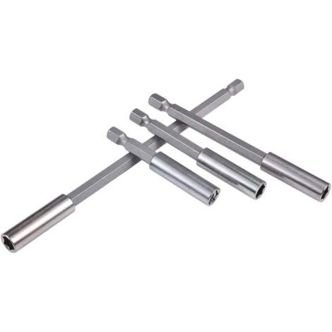 Lot de 4 rallonges magnétiques pour porte-perceuse 2-4"-6", 1/4 ± Tige hexagonale robuste à changement rapide (1/5)