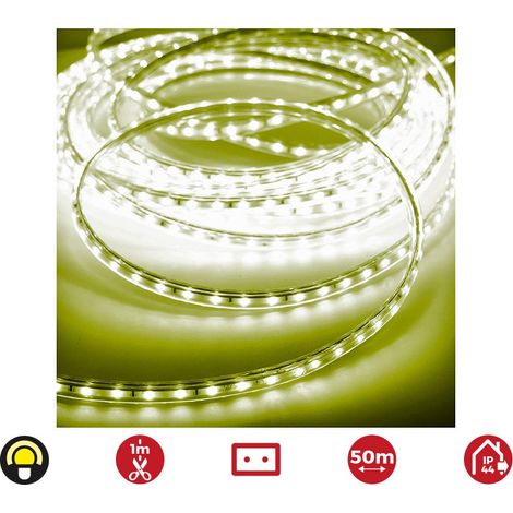 Spule LED-Band 50m. 60 LEDs/m 4,2W/m Gelb Edm IP44 220-240V (1/2)