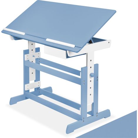Bureau réglable en hauteur et inclinable 109x55x63-94cm - (1/5)