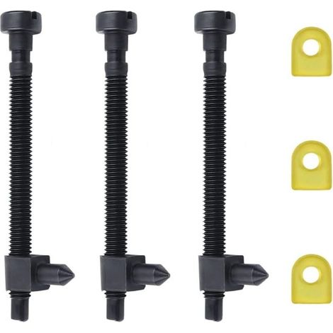 3 vis de réglage de tendeur de chaîne pour tronçonneuses HUSQVARNA 61 66 266 268 (lot de 3) (1/4)