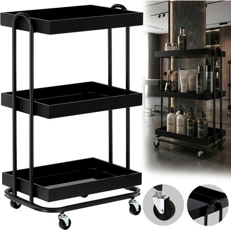 Chariot Calis, table de coiffure, spa cosmétique, chariot de salon sur roues (1/5)