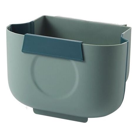 6L/13L Foldable Trash Can with Scraper and Kitchen Waste Bin, Paper Recycling, Garbage Disposal, 1 Piece Trash Can (Green, 6L) MUMU (1/4)