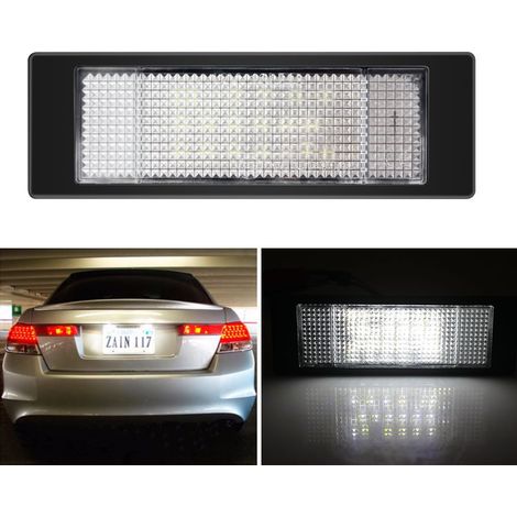 Lampe LED de Plaque pour BMW E81 E85 E86 E87 E63 E64 M6 F06 F12 F13 Z4, 6500K Blanc 12V 20W 0.3A 50000H ABS+LED, Canbus Sans Erreur Accessoire Voiture(2pccs) (1/5)