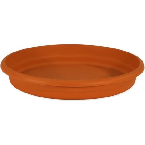Assiette pour pot rond Terra Ø400mm Marron
