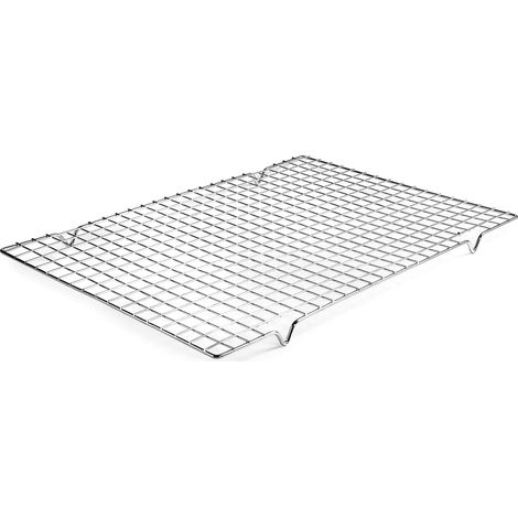 grille rectangulaire pour pâtisserie, argent (1/2)