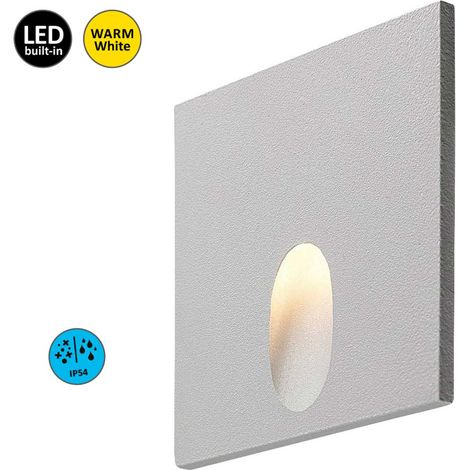 Segnapasso quadrato bianco LED 3W 3000K IP54 Rabalux (1/5)