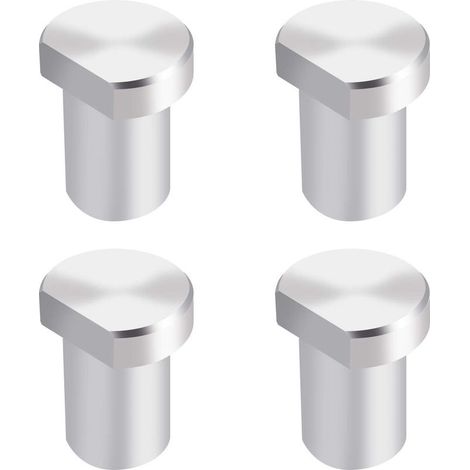 Arrêts d\\'établi de 4 pièces, blocs de Tenon de limite d\\'acier inoxydable, accessoires fixes de Table de travail du bois (1/4)