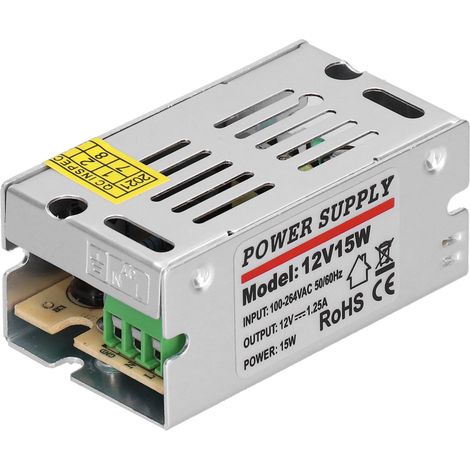 Alimentation à découpage YY-15-12 15W 12V 1.25A régulée pour bande LED transformateur driver (1/5)