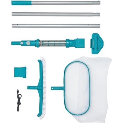 Bestway Kit di Manutenzione Aspiratore Acquasurge + Accessori per la Pulizia Art. 58831 - Confezione 1 Kit - Accessori (1/4)