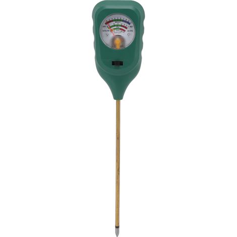 Tragbares 3-in-1-Bodenmessgerät: Hygrometer und Feuchtigkeitssonde für Garten und Gewächshaus