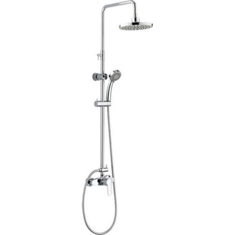 ROUSSEAU Colonne de douche avec robinet mitigeur mécanique Shenti chrome (1/3)