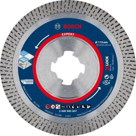 Bosch Expert HardCeramic X-LOCK Disco Diamantato per Taglio Ceramica 115 mm - 2608900657 (1/5)