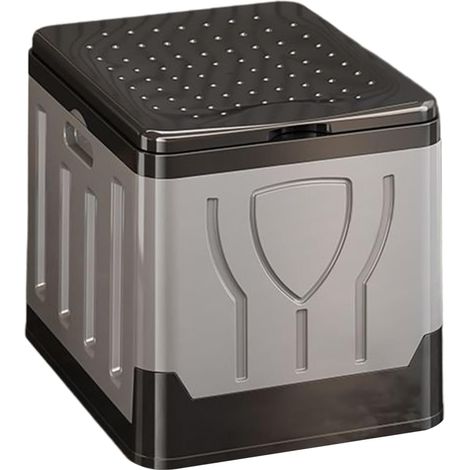 Toilette Portable Siège Ergonomique avec Couvercle,Grandes