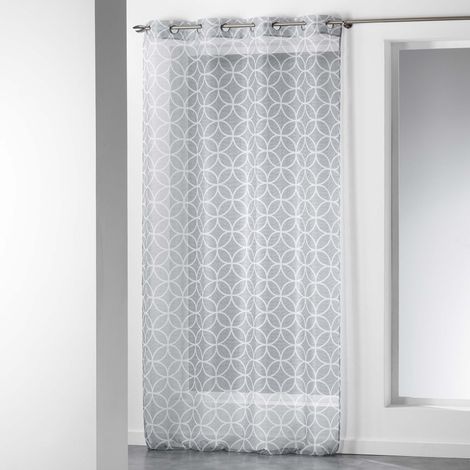 Dario Ösenvorhang, 140 x 240 cm, Bedruckt, Bedruckt, transparent - Douceur d'intérieur