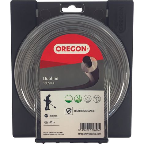 Ligne de coupe à brosse Oregon Duoline, 2,4 mm de diamètre, 90 m de longueur