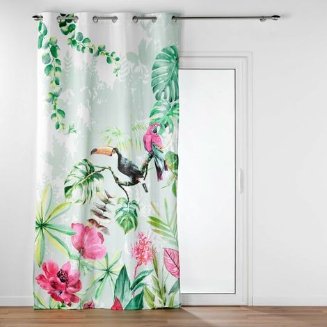 Rideau à œillets 140 x 260 cm – 100% coton imprimé – Modèle Louisiane (1/5)