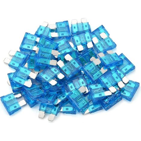 Packung mit 50 ATC-15 Standard-Flachsicherungen für Pkw und Lkw, 15 A, Blau (1/4)