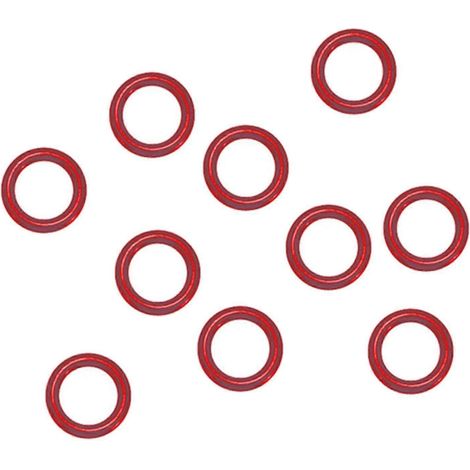 Ensemble de 10 pièces pour nettoyeur haute pression : lance, tuyau, buse et joint en caoutchouc.-Red (1/5)