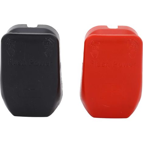 Connecteur De Batterie Rapide - Terminal Positif Rouge Et Negatif Noir En Laiton - Pour Batteries 45 À 200 Ah - Pour Automobile Bateau Camping Car Camion - Par 2