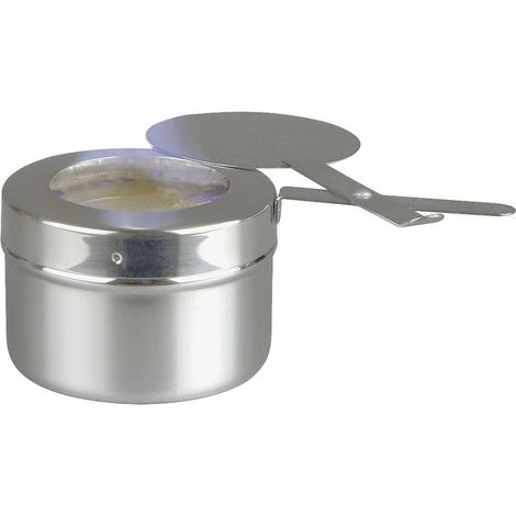 APS  Brennpastenbehälter Edelstahl, Höhe: 60 mm, ø: 90 mm