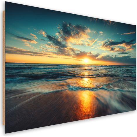Quadro deco panel, Sea Sunset Beach - 100x70 (1/5)