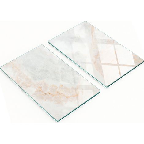 Planches décoratives multifonctionnelles de cuisine en marbre trempé 2x30x52 cm (1/5)