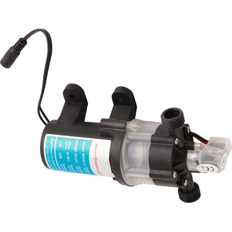 Pompe de surpression auto-amorçante automatique et silencieuse, mini-pompe à membrane électrique avec filtre amovible, 12 V CC, 80 W (1/5)