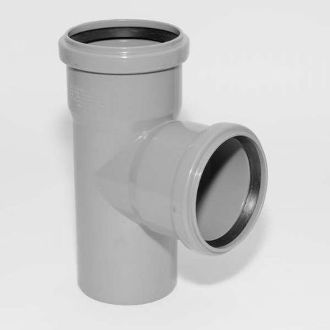 HT Abzweig mit Muffe und Gummidichtungen HT-Rohr DN 75/75 87° HTEA