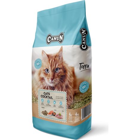 Canun Terra Cats Cocktail 4 kg per gatti adulti