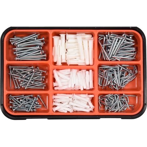 Tornillos y tacos de expansión 290 PCS 24112 vorel (1/2)