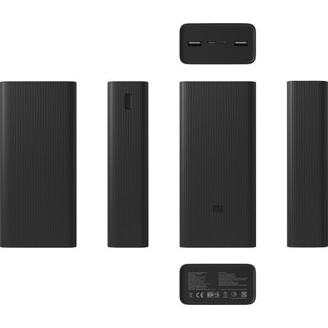 Xiaomi PB3018ZM Powerbank 30000 mAh USB PD LiPo Schwarz