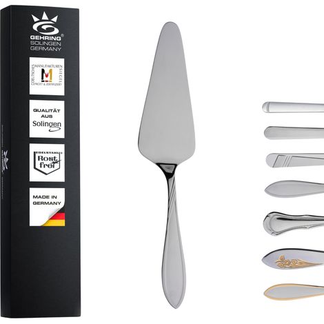 Pelle à tarte Pelle à gâteau pour pizza et pâtisserie, lasagnes, quiche en acier inoxydable 18/10 Passe au lave-vaisselle Fabriqué en Allemagne (1/3)