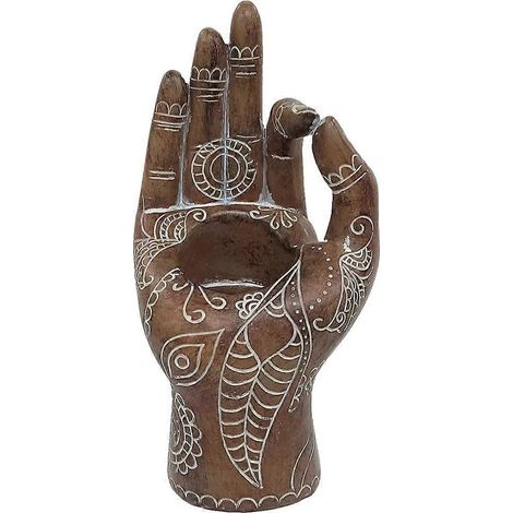 Yoga-Figuren, Kerzenhalter, Mudra-Hand, Tischdeko, Teelichthalter, Harzstatuen
