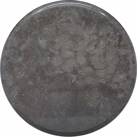 vidaXL Table Top Black Ø40x2,5 cm Marble