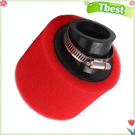 Filtre À Air En Mousse Coudé - Compatible Moteurs 50 À 200 Cc 2T 4T Et GY6 - Pour Moto Tout-Terrain VTT Quad Scooter - 1 Pièce (1/5)