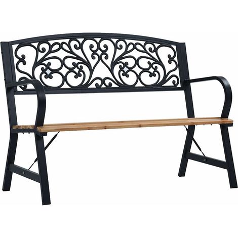 vidaXL Banc de jardin 120 cm Bois (1/5)
