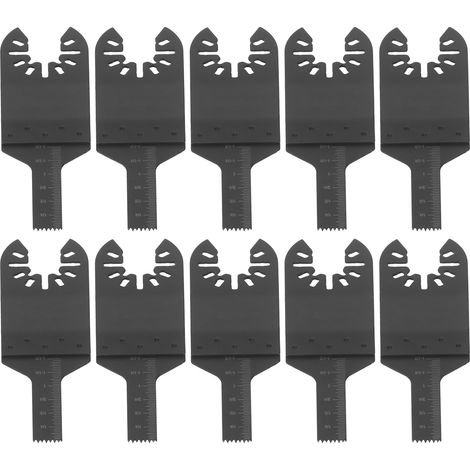 10 Lames de Scie en Acier Rapide à Changement Rapide pour Outils Électriques Universels Démontage Rapide (1/5)
