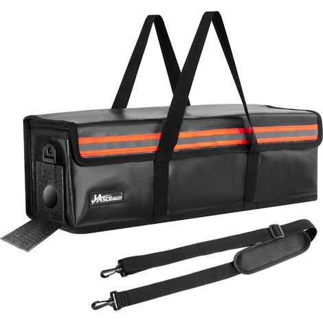 sac de protection ignifuge pour batterie, protection pour batterie résistant au feu jusqu'à 1400°C, étanche et anti-explosion Lipo Safe Bag, Sac de sécurité pour Le Stockage, Le Transport (M) (1/5)