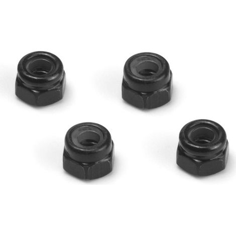 Lock Nut M2.5 (Black/4pcs)