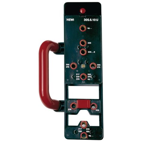 Gabarit de perçage pour rosaces – Montage précis 42-92 mm – Acier trempé pour durabilité – Douille de perçage 7 mm – Hewi (1/3)