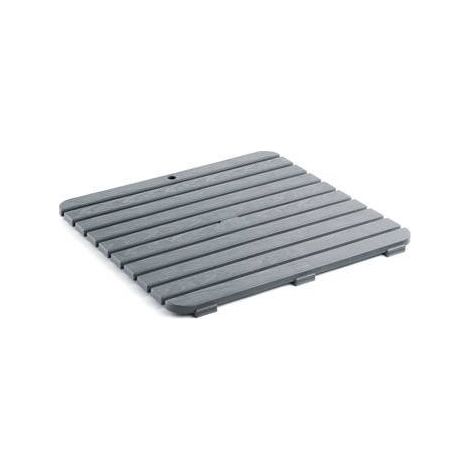 TARIMA BAÑO 55X55 GRIS (CON 14 APOYOS DE GOMA) - TATAY