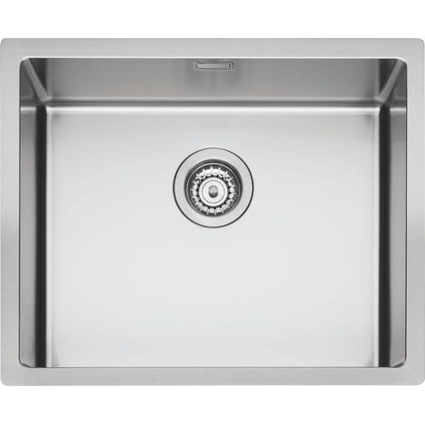 Lavello ICROS 54X44, 1 vasca, ACCIAIO INOX AISI 304-18/10 Made in Italy (1/4)