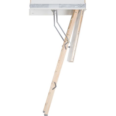 Roto Bodentreppe Designo Passivhaus bis 280cm Raumhöhe 120x70cm Rohbaumaß