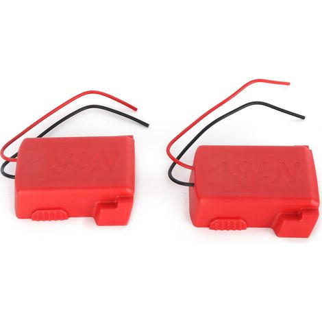 Base d'adaptateur de batterie en 2 pièces, connecteur de montage d'alimentation, accessoires électriques pour Milwaukee M18 18V