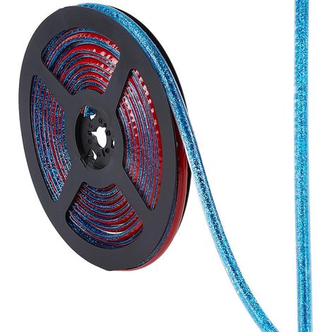 Bande de Calfeutrage Autocollante 5mx8mm Bleue pour Angles de Carrelage en Céramique Étanche Facile à Décoller à Coller Rouleau de Ruban Adhésif Triangulaire Flexible Baignoire Toilettes (1/5)
