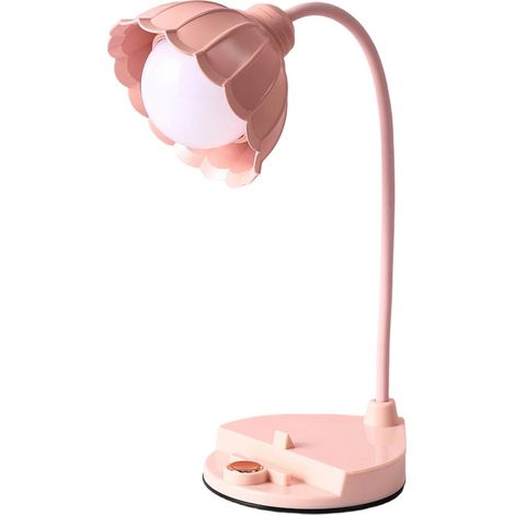 Lampe de chevet rechargeable sans fil - Éclairage dimmable décoratif en forme de pour chambre, salon, lecture, étude - Idéal étudiants, adolescents, adultes (1/5)