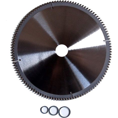 Aluminium Lame de scie circulaire Lame de scie DM 250 mm alésage 30 mm (25,4 20) avec 120 denture plate trapèze négative (1/5)