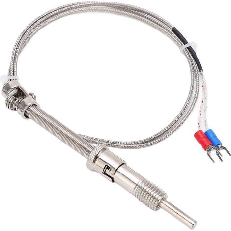 Thermoelement vom Typ K mit Druckfeder, abgeschirmter Thermoelementdraht für Factory1 Meter