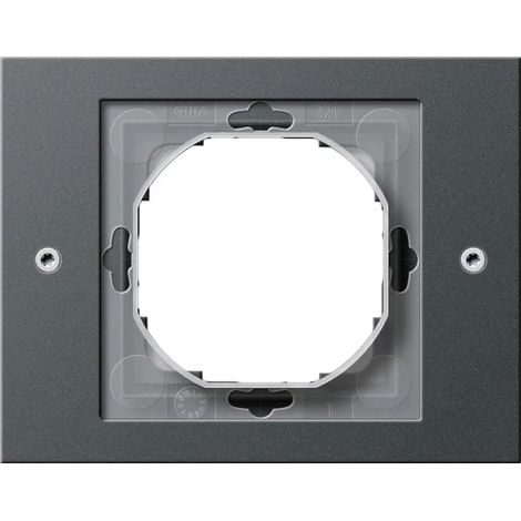 Gira Telaio di copertura 1f Gira TX44 (WG UP) Antracite [021167], 0211 67
